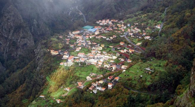 Curral das Freiras in Madeira Island in Locals Curral das Freiras