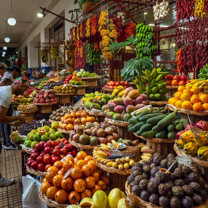 Madeira Farmers Market - Funchal in Madeira Locations mercado dos lavradores