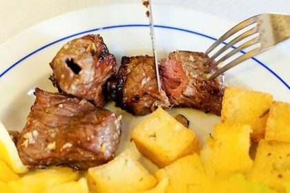 Skewered meat Madeira - Espetada da Madeira