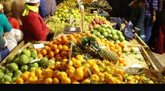 Night Market in Funchal - December 23 is celebrated the famous