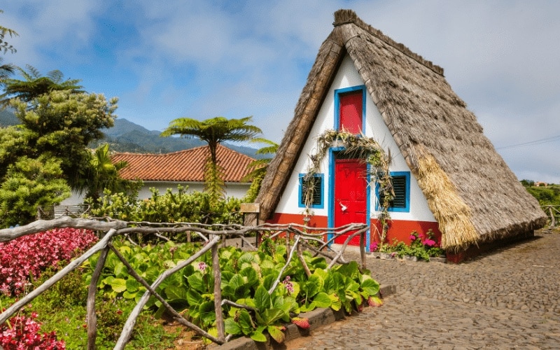 Santana’s Typical Houses at Madeira Island - Casas de Colmo Santana