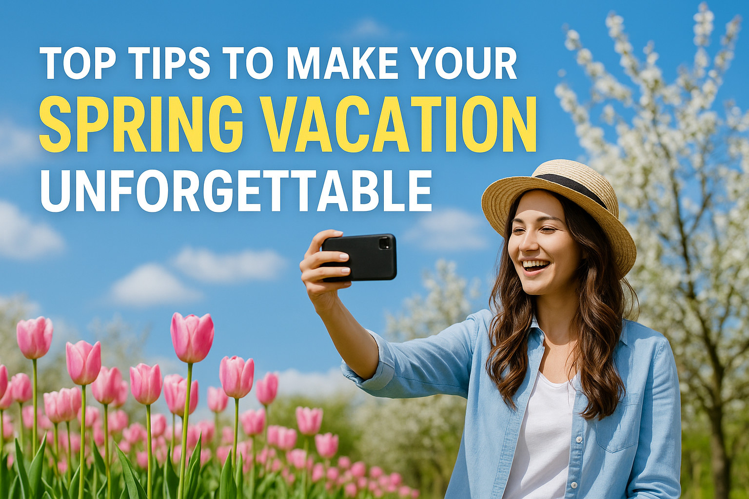 Top Tips to Make Your Spring Vacation Unforgettable