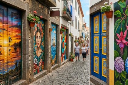Urban Art in Funchal: The Painted Doors of the Old Town